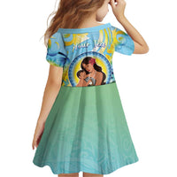 Personalised Fiji Mother's Day Family Matching Off Shoulder Maxi Dress and Hawaiian Shirt I Love You Mom