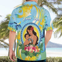 Personalised Fiji Mother's Day Hawaiian Shirt I Love You Mom