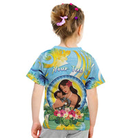Personalised Fiji Mother's Day Kid T Shirt I Love You Mom