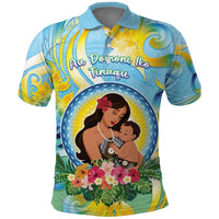 Personalised Fiji Mother's Day Polo Shirt I Love You Mom