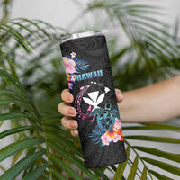 Personalised Hawaii Skinny Tumbler Kanaka Maoli With Fish Hook