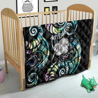 New Zealand Kiwi Bird Quilt Silver Fern Koru Paua Shell