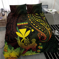 Hawaii Bedding Set Kanaka Maoli With Hammerhead Shark