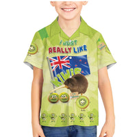 New Zealand Kiwi Family Matching Mermaid Dress and Hawaiian Shirt I Just Really Like Kiwis