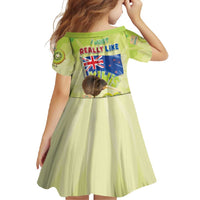 New Zealand Kiwi Family Matching Summer Maxi Dress and Hawaiian Shirt I Just Really Like Kiwis