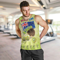 New Zealand Kiwi Men Tank Top I Just Really Like Kiwis DT04 Green - Polynesian Pride