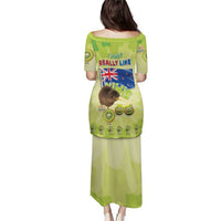 New Zealand Kiwi Puletasi I Just Really Like Kiwis