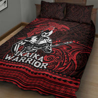 Hawaii Ikaika Warrior Quilt Bed Set Hawaiian Tribal Tattoo