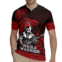 Hawaii Ikaika Warrior Rugby Jersey Hawaiian Tribal Tattoo