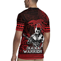 Hawaii Ikaika Warrior Rugby Jersey Hawaiian Tribal Tattoo