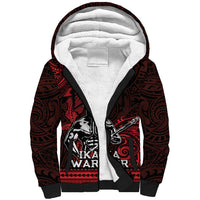 Hawaii Ikaika Warrior Sherpa Hoodie Hawaiian Tribal Tattoo