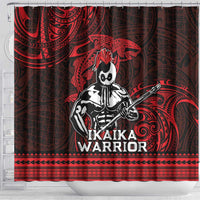 Hawaii Ikaika Warrior Shower Curtain Hawaiian Tribal Tattoo