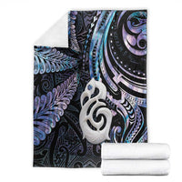 New Zealand Aotearoa Blanket Maori Hei Manaia Purple Paua Shell DT04 - Polynesian Pride