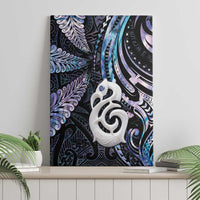 New Zealand Aotearoa Canvas Wall Art Maori Hei Manaia Purple Paua Shell DT04 - Polynesian Pride