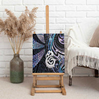 New Zealand Aotearoa Canvas Wall Art Maori Hei Manaia Purple Paua Shell DT04 - Polynesian Pride