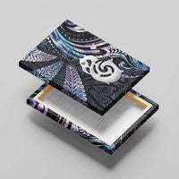 New Zealand Aotearoa Canvas Wall Art Maori Hei Manaia Purple Paua Shell DT04 - Polynesian Pride