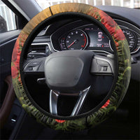 New Zealand ANZAC Day Steering Wheel Cover The Ode Remembrance And Poppy DT04 - Polynesian Pride
