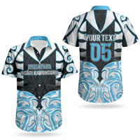 Custom Aotearoa Ngati Kahungunu Couples Matching Tank Maxi Dress and Hawaiian Shirt New Zealand Traditional Maori Pattern