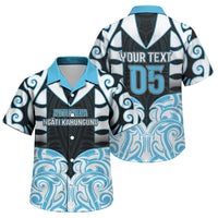 Custom Aotearoa Ngati Kahungunu Family Matching Puletasi and Hawaiian Shirt New Zealand Traditional Maori Pattern