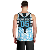 Custom Aotearoa Ngati Kahungunu Men Tank Top New Zealand Traditional Maori Pattern
