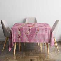 Pink Palaka Hawaiian And Japanese Tablecloth Sakura Lei With Koi Fish DT05 - Polynesian Pride