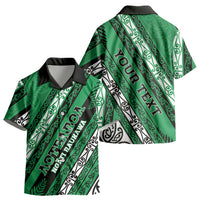 Personalised Aotearoa Ngati Raukawa Kid Hawaiian Shirt New Zealand Maori Tribal Fern Pattern DT05 - Polynesian Pride