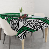 Aotearoa Ngati Raukawa Tablecloth New Zealand Maori Tribal Fern Pattern