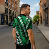 Personalised Aotearoa Ngati Raukawa Zipper Polo Shirt New Zealand Maori Tribal Fern Pattern DT05 - Polynesian Pride