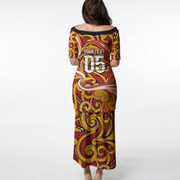 Custom Aotearoa Waikato Tainui Puletasi Maori Tribal Pattern Koru Motif DT05 - Polynesian Pride