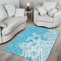 Hawaii Kanaka Maoli Area Rug Polynesian Turtle Tattoo