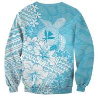 Hawaii Kanaka Maoli Sweatshirt Polynesian Turtle Tattoo DT05 - Polynesian Pride