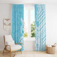 Hawaii Kanaka Maoli Window Curtain Polynesian Turtle Tattoo