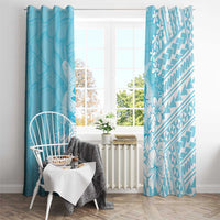 Hawaii Kanaka Maoli Window Curtain Polynesian Turtle Tattoo