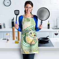 Hawaii Pineapple Apron Cute Cosplay Turtle Plumeria Spiral DT05 - Polynesian Pride