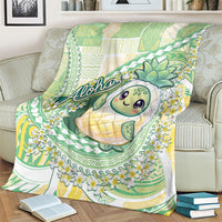 Hawaii Pineapple Blanket Cute Cosplay Turtle Plumeria Spiral DT05 - Polynesian Pride