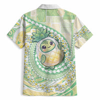 Hawaii Pineapple Hawaiian Shirt Cute Cosplay Turtle Plumeria Spiral DT05 - Polynesian Pride
