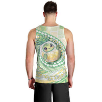 Hawaii Pineapple Men Tank Top Cute Cosplay Turtle Plumeria Spiral DT05 - Polynesian Pride