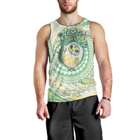 Hawaii Pineapple Men Tank Top Cute Cosplay Turtle Plumeria Spiral DT05 - Polynesian Pride