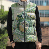 Hawaii Pineapple Sleeveless Puffer Jacket Cute Cosplay Turtle Plumeria Spiral DT05 - Polynesian Pride