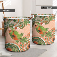 Hawaii Papaya Laundry Basket Cute Cosplay Humuhumu Fish Plumeria Waves DT05 - Polynesian Pride