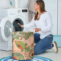 Hawaii Papaya Laundry Basket Cute Cosplay Humuhumu Fish Plumeria Waves DT05 - Polynesian Pride