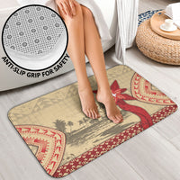 Tonga Language Week Bathroom Set Tribal Cross Ngatu Floral Pattern DT05 - Polynesian Pride