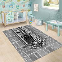 Mabuhay Philippines Festival Area Rug Philippine Eagle Sun Three Stars Barong Pattern DT05 - Polynesian Pride