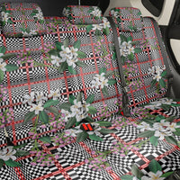 Red Binakol Motifs With Jasminum Sambac Back Car Seat Cover Mabuhay Philippines Festival DT05 - Polynesian Pride