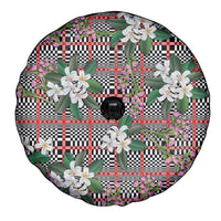 Red Binakol Motifs With Jasminum Sambac Spare Tire Cover Mabuhay Philippines Festival DT05 - Polynesian Pride