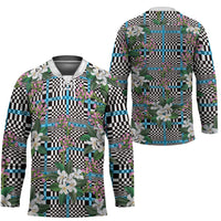 Blue Binakol Motifs With Jasminum Sambac Hockey Jersey Mabuhay Philippines Festival DT05 - Polynesian Pride