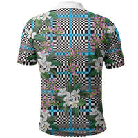 Blue Binakol Motifs With Jasminum Sambac Polo Shirt Mabuhay Philippines Festival DT05 - Polynesian Pride