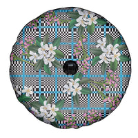 Blue Binakol Motifs With Jasminum Sambac Spare Tire Cover Mabuhay Philippines Festival DT05 - Polynesian Pride