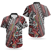 Personalised Maori Language Week Couples Matching Summer Maxi Dress and Hawaiian Shirt Ake Ake Ake Tribal Patterns
