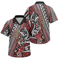 Personalised Maori Language Week Family Matching Long Sleeve Bodycon Dress and Hawaiian Shirt Ake Ake Ake Tribal Patterns